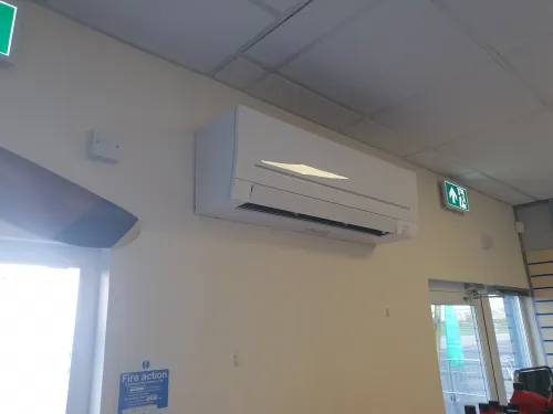 Mitsubishi Electric indoor unit installation