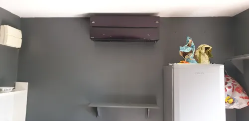 Wall-mounted Mitsubishi Electric air conditioning unit