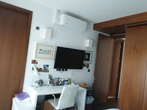 Fourth wall mounted Mitsubishi air conditioning unit in a Kingston home