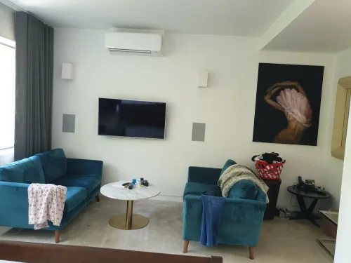 Bedroom wall mounted Mitsubishi air conditioning unit in a Kingston home