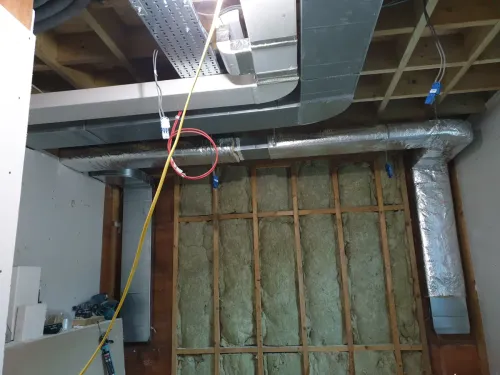 MVHR flow return to external grilles in a South Downs property