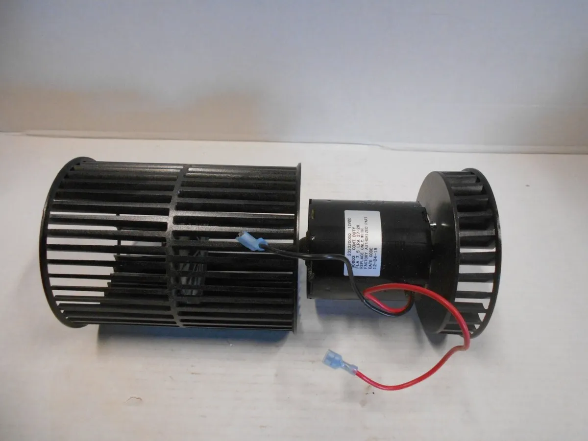 MVHR fan motor removed for repair after prolonged unfiltered use
